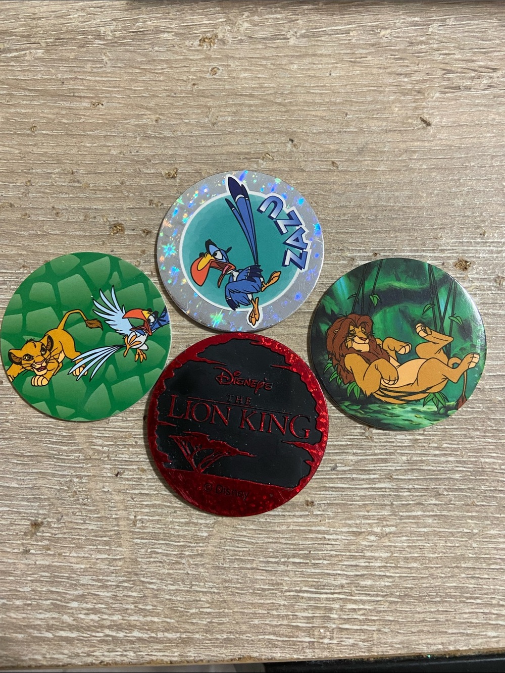 Disney Lion King Kids Pogs Set – 1 Slammer 3 Pogs